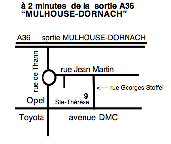 Plan accès Rythmes et Harmonies